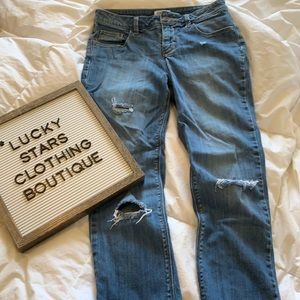 Misses St. John’s Bay Ripped Jeans